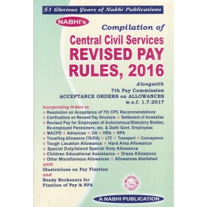 Nabhi's Compilation of Central Civil Services Revised Pay Rules, 2016